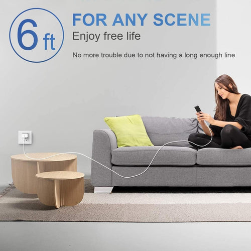 For Apple Phone Fast Charger 2Pack Type C Fast Charger Plug Adapter