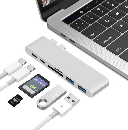 Compatible with Apple , USB Type C Hub to TF SD Card Reader Hub 3.0