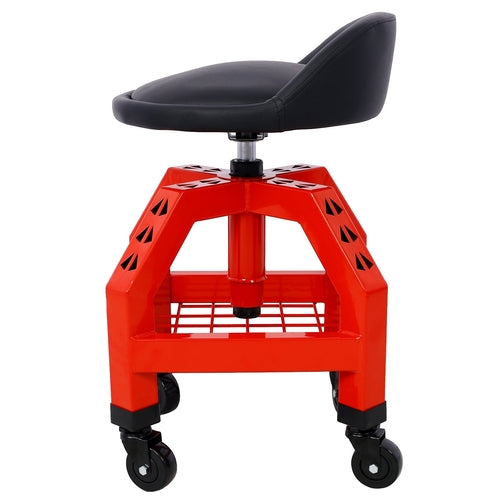 Pneumatic 360 Degree Swivel Stool, Mechanics Rolling Creeper Seat,
