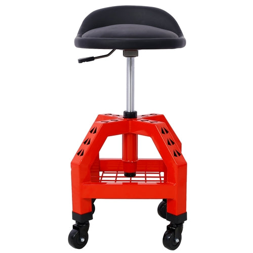 Pneumatic 360 Degree Swivel Stool, Mechanics Rolling Creeper Seat,